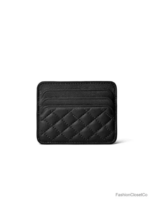 Lambskin Credit Card Holder Slim Wallet Thin Card Case with RFID Blocking