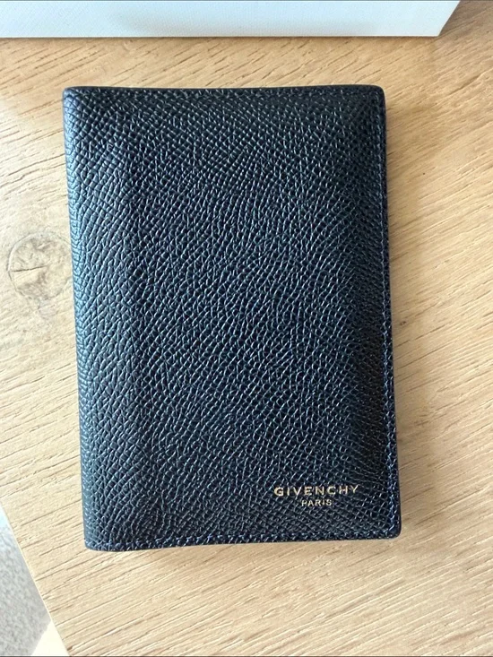 Givenchy Black Textured Leather Card Holder