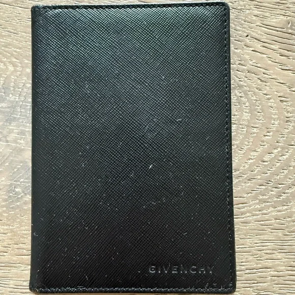 Givenchy Black passport holder Sleek Design