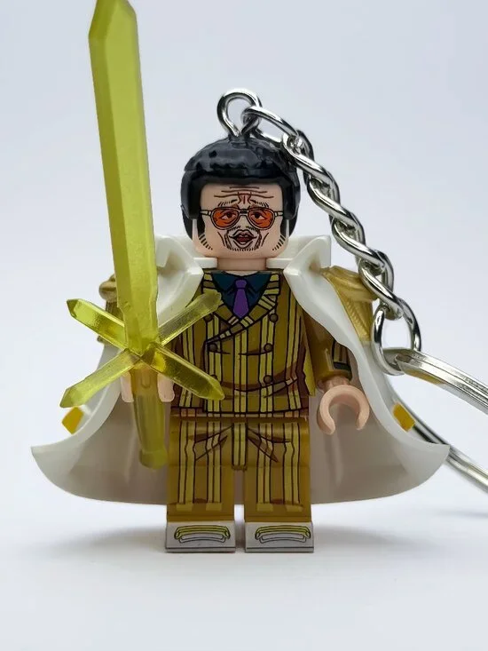 One Piece Kizaru Custom Minifigure Keychain