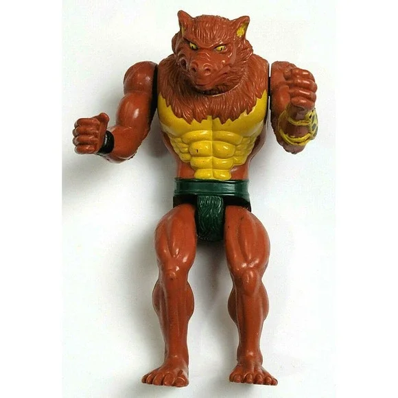VINTAGE THUNDERCATS -‎ JACKALMAN - LJN 1985 ACTION FIGURE