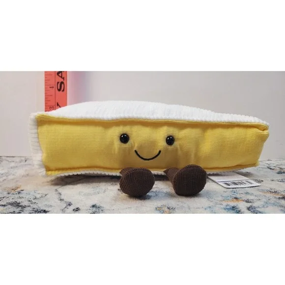 Jellycat Amuseables Brie Cheese - NWT New With Tags‎ - Authentic