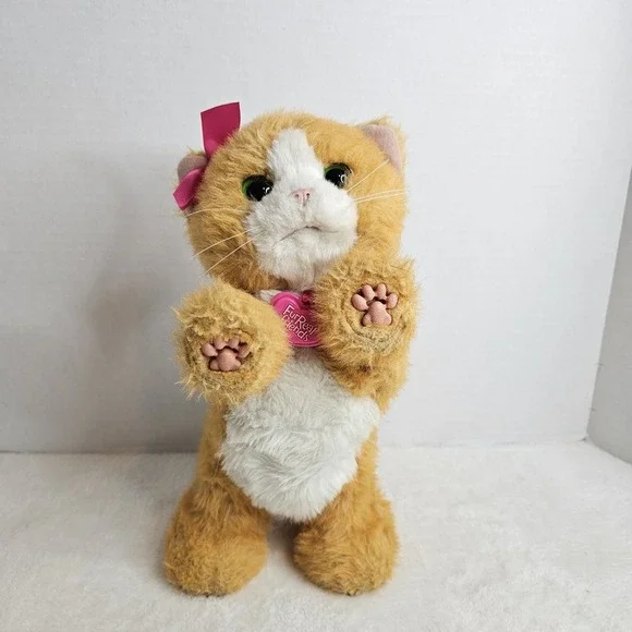 FurReal Friends DAISY Plays With Me Kitty Kitten Orange Cat Interactive Pet