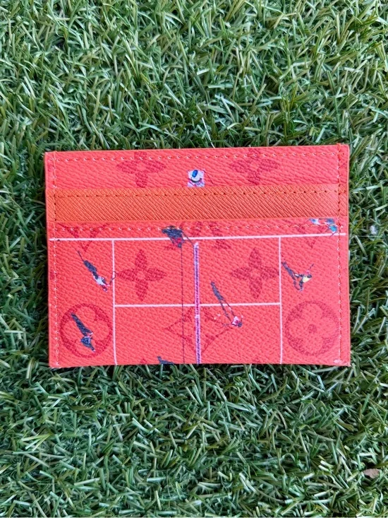 LV tennis double card holder