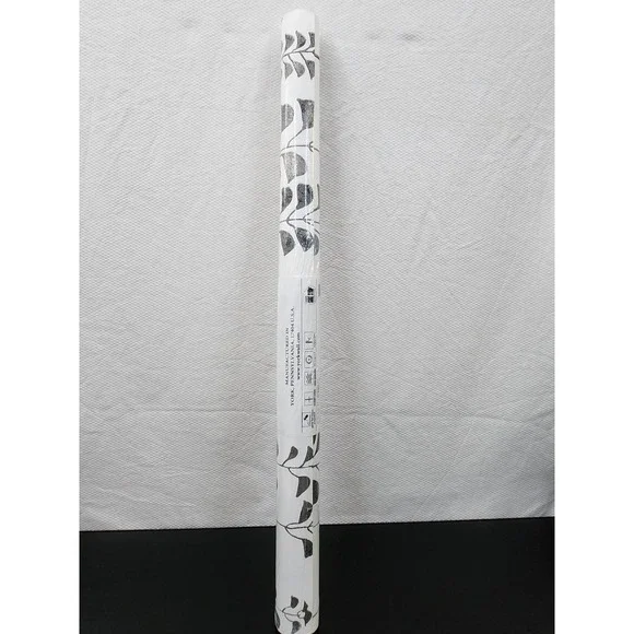 Wallpaper One Roll‎ York BW3943 Wisteria Black Metallic Paper 27in X 27ft
