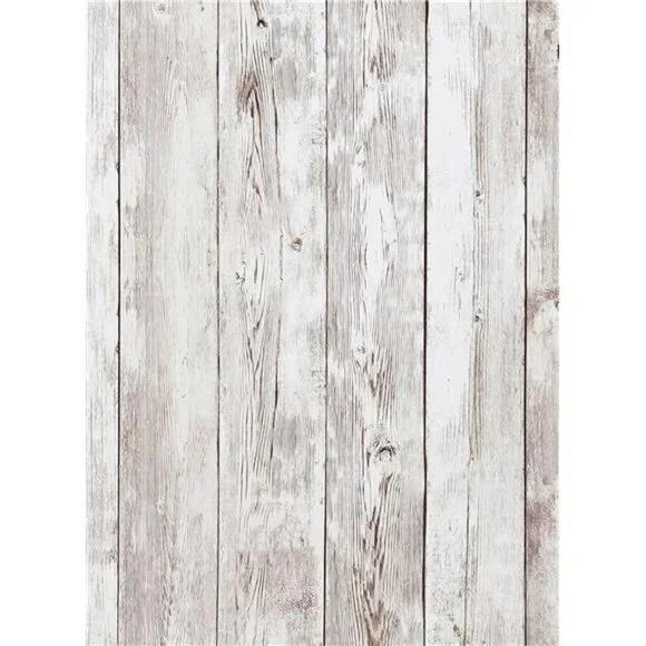 Wood Wallpaper Shiplap Boards Self Adhesive Wallpaper 17.7''x6.6ft