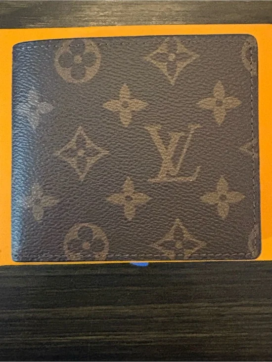 Louis Vuitton Brown Monogram Canvas Money Clip Wallet