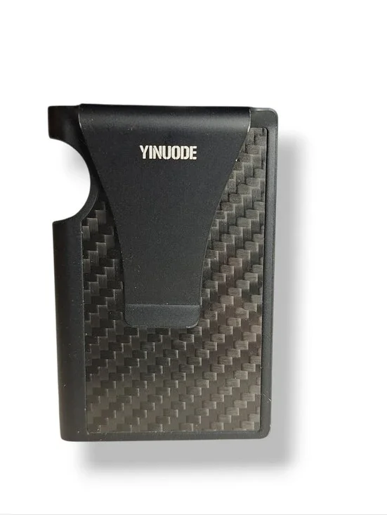 Yinuode Slim RFID Blocking Metal Wallet Money Clip Front Pocket Credit Holder