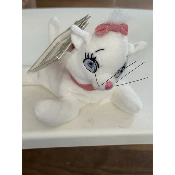 Marie‎ Kitten Cat Aristocats Disney Mini Bean Bag Toy Plush Tags