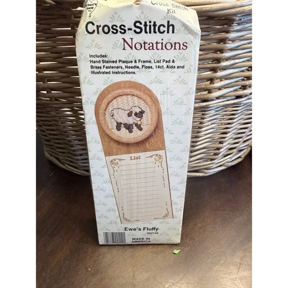 Cross Stitch Notations Ewe's Fluffy 052135 List Pad NIP