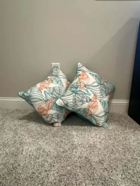 Seashell pillows