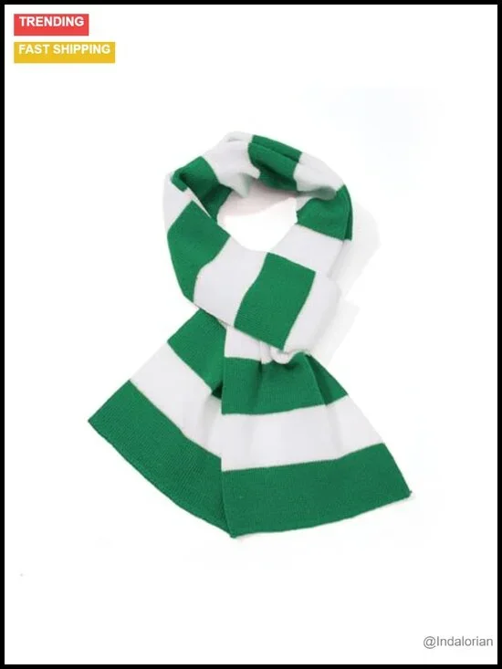 Knit Striped Winter Scarf for Men - 100% Acrylic, 72x10 Inches, Classic Long