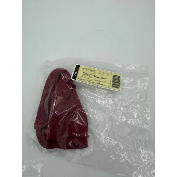🌶️🧺 Longaberger Small Oval Gift Basket Liner ONLY – Paprika – NIP ✨‎