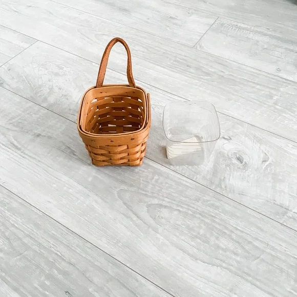 Longaberger Chives Basket with Protector