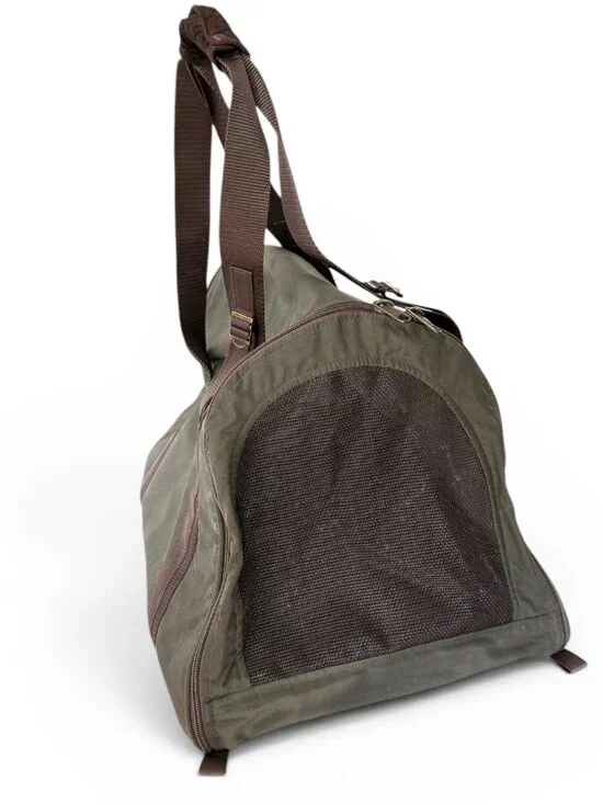 Wagwear Travel Carrier Cotton Ripstop Olive Green Large 21