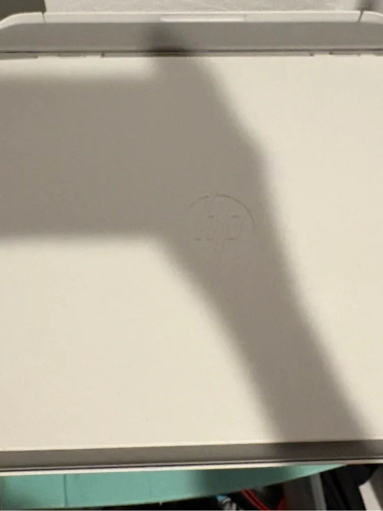 HP White Laptop Cover with Subtle Embossed HP Emblem