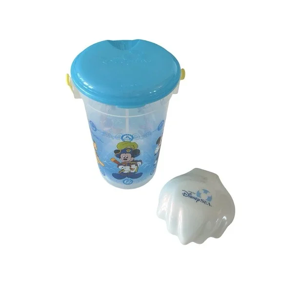 Disney‎ Tokyo Sea Popcorn Bucket & Shell Trinket Container Set Nautical Mickey