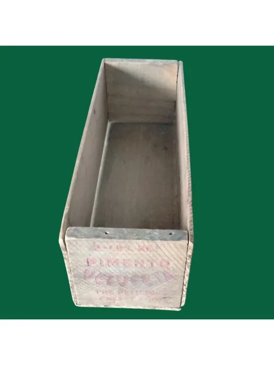 Velveeta Pimento Wood Cheese Box Container Vintage Collectible Antique