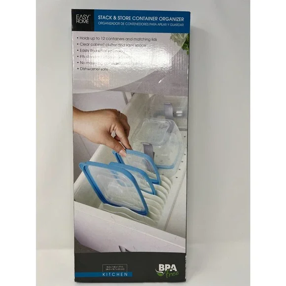 Easy Home‎ Stack & Store Container Organizer New in Box