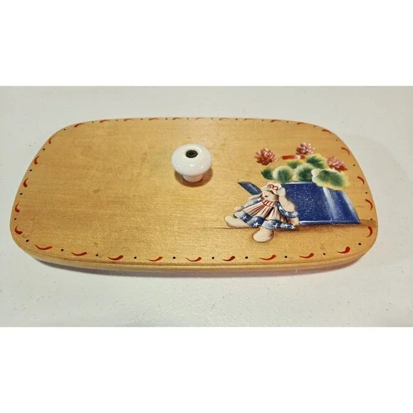 Longaberger Aftermarket Lid For 1997 Collectors Club Renewal Basket 9