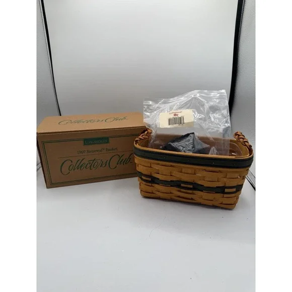 Longaberger Collectors Club 1997 Renewal Basket‎ Combo 🧺✨ – NIB (New in Box)