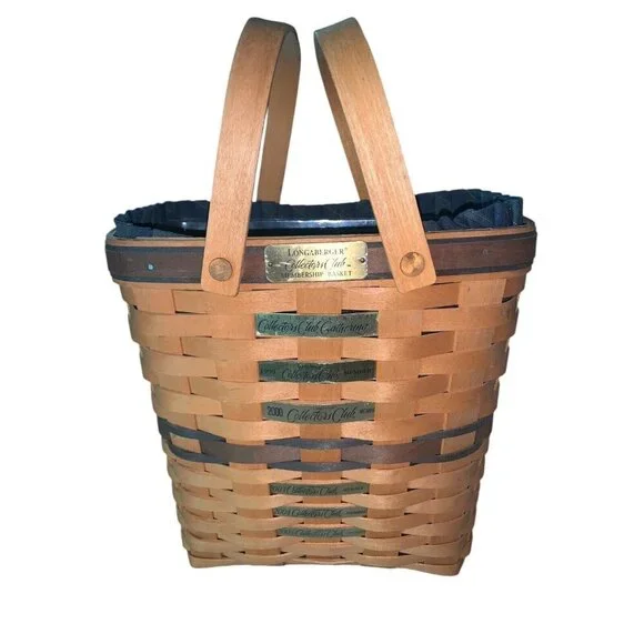 Longaberger Collectors Club Membership‎ Basket 1998 Signed Gary Longaberger
