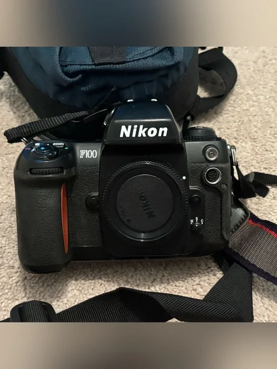 Nikon F100 Black 35mm SLR Camera Body Film Photography