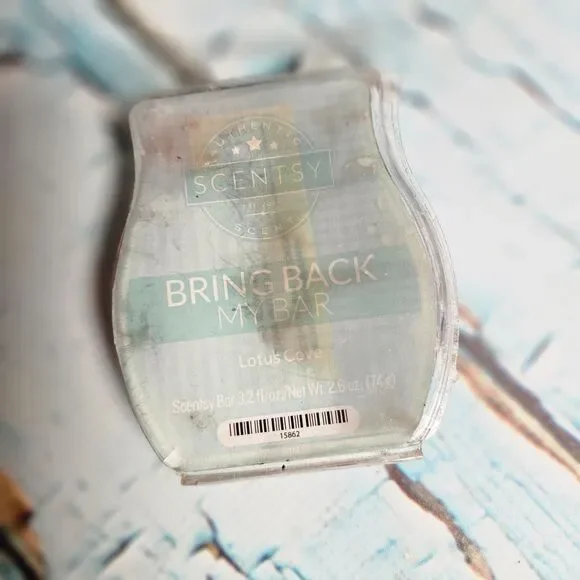 Scentsy Lotus Cove Bring Back My Bar BBMB Wax Melt Bar New Retired Lavender