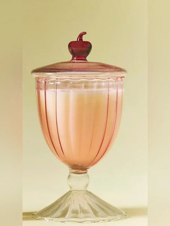 Anthropologie Astrid Gourmand Vanilla Shake Glass Candle ~ 5 oz