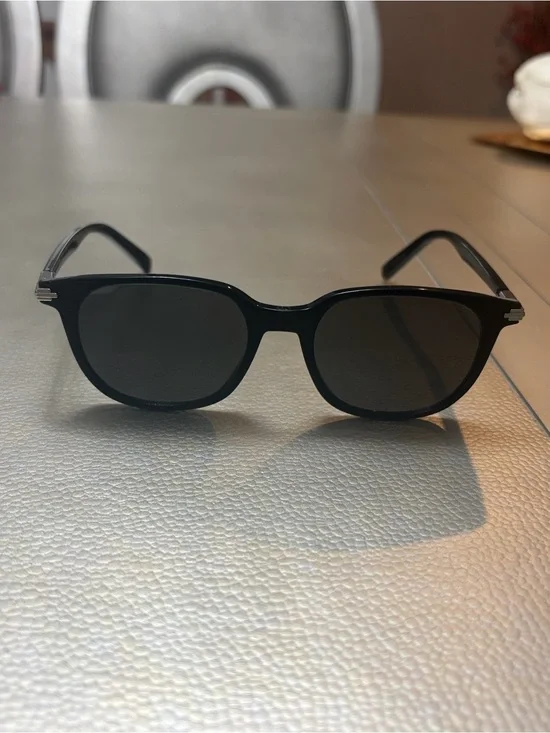 CHRISTIAN DIOR BLACKSUIT S12I SUNGLASSES BLACK AUTHENTIC W/ BOX & POUCH