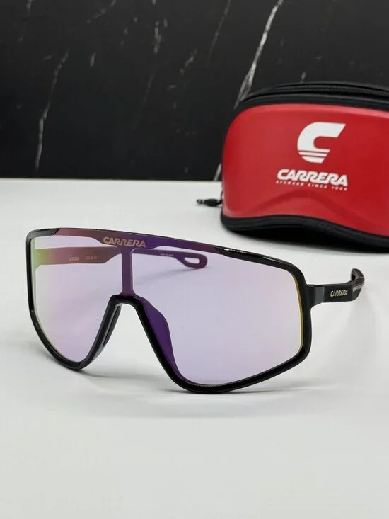 NWT Carrera 4017/S  807 Purpler Black Unisex Mask Sunglasses
