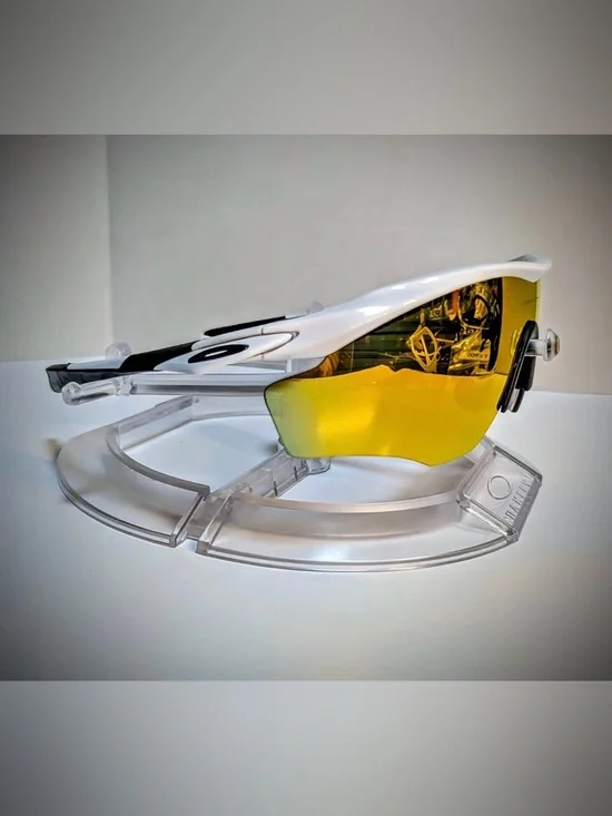 Oakley M2 Frame XL Polished White / Fire Iridium Sunglasses 9343-05 Extra Lens!