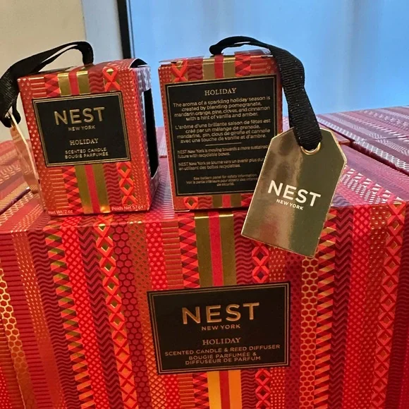 Nest Holiday, Christmas votive Candle set