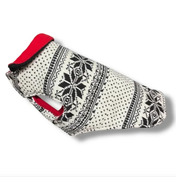 FIRST CLASS FIDO Fleece Lined Fair Isle Sweater Vest NWT!