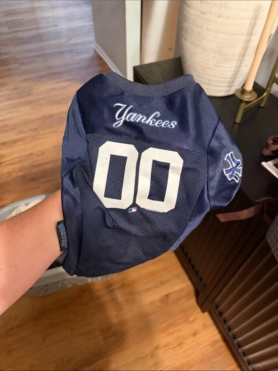 Yankees Navy dog Mesh Jersey Top
