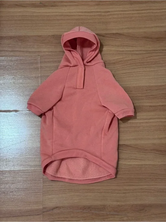 Top Paw Pink Fleece Dog Hoodie Small