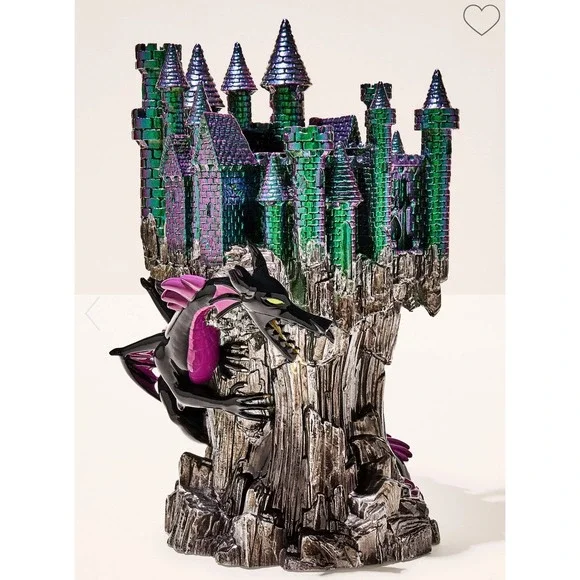 Bath & Body Works Maleficent Dragon Castle Disney Villains‎  Candle Holder NEW