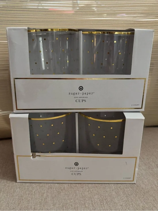 Target with Sugar Paper Los Angeles collab clear Decorative plastic Cups