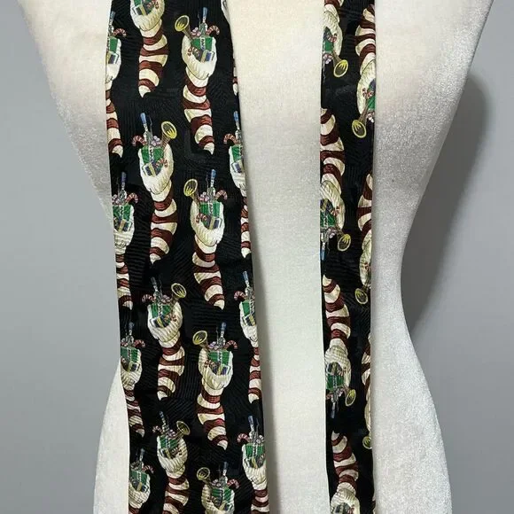 Hallmark Christmas stocking silk tie