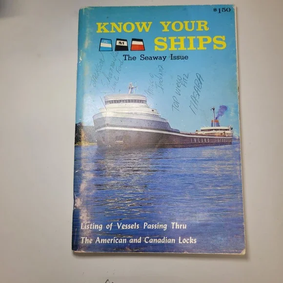 Know Your Ships 1969 Seaway Issue Great Lakes Marine Guide Thomas Manse 11th Ed