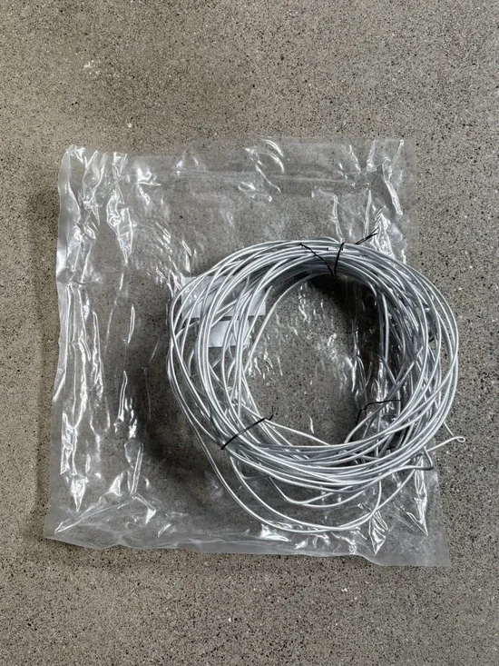 Reflective tie out cable long line 50 feet / 15 metres