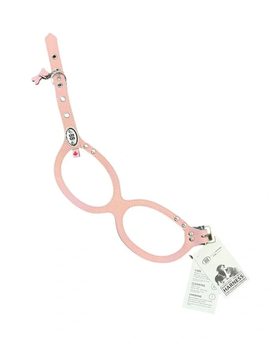 BUDDY BELT Harness Pebble Grain Pink - Premium Edition Sz 4