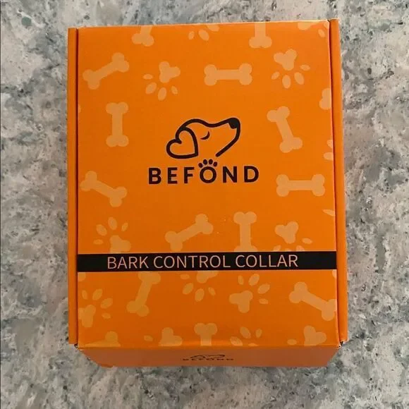 BEFOND Orange Dog Bark Control Collar