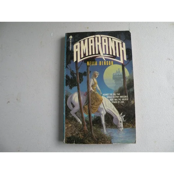 Amaranth Nella Benson 1984 First Printing Fantasy Romance Avon Books