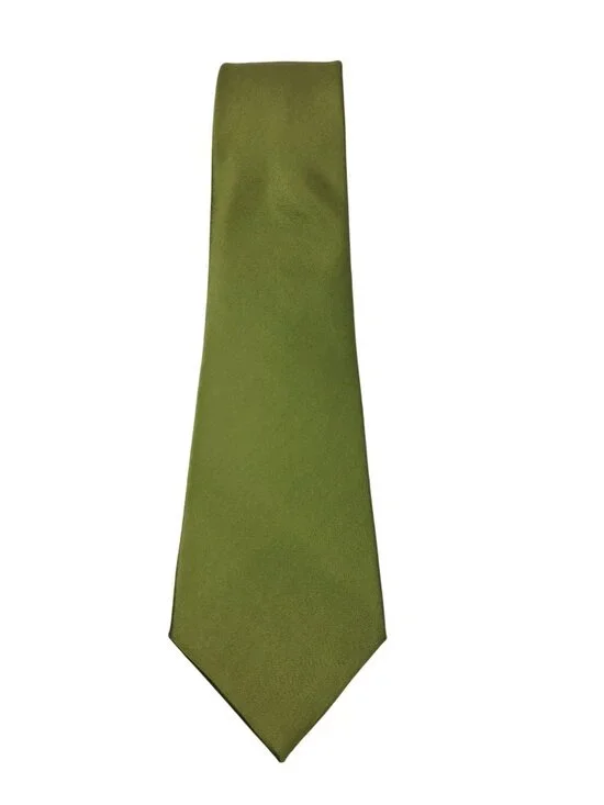 Zylos Gold George Machado Green Silk Tie 58