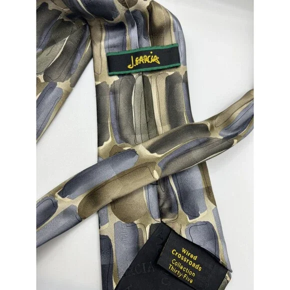 J. Garcia Silk Neck Tie Wired Crossroads Collection Thirty-Five 90sGrateful Dead