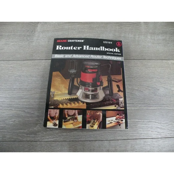 Sears Craftsman Router Handbook Special Edition Woodworking Techniques DIY 1997