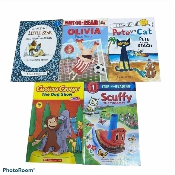 I Can Read Level 1 Book Bundle Olivia Pete the Cat