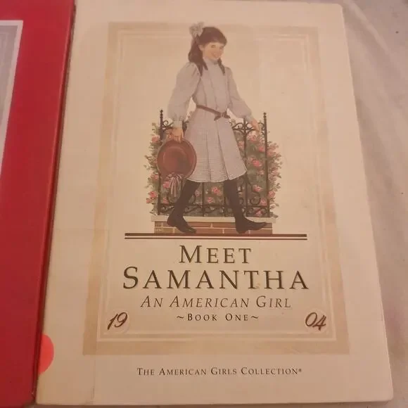 American Girl book lot of 2 books Meet Samantha / Happy Birthday by Susan Adler