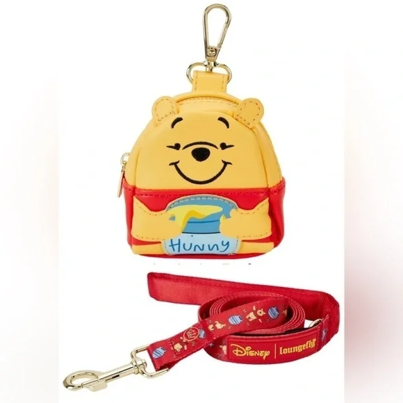 Loungefly Disney Winnie The Pooh Pet Bag & Matching Loungefly Leash Size SMALL
